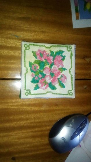 Работа «вышивка крестом орхидеи»