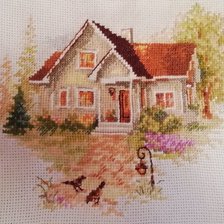 Работа «Июльский домик»