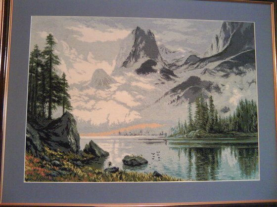 Работа «Горный пейзаж»