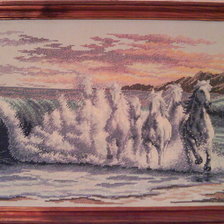 Работа «Лошади и океан»