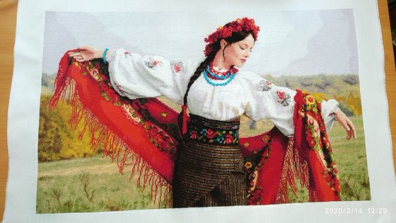 Работа «Украиночка.»