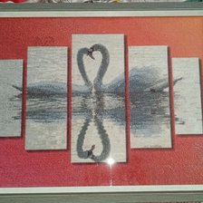 Работа «Лебеди триптих»