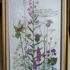 Работа «Полевые цветы»