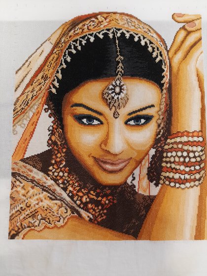 Работа «Девушка индианка»