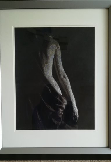 Работа «Силуэт девушки»