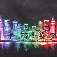 Работа «Ночной город»