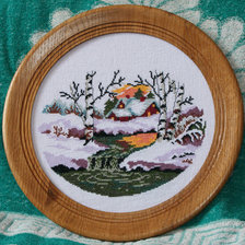 Работа «зимние сумерки»