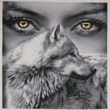 Работа «взгляд волчицы от химеры»