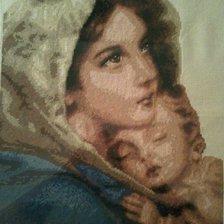 Работа «богородица с младенцем»