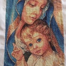 Работа «богородица с младенцем»