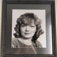 Работа «Портрет жены. По старой фотографии.»