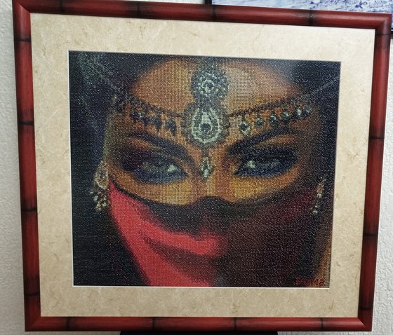 Работа «Девушка востока.»