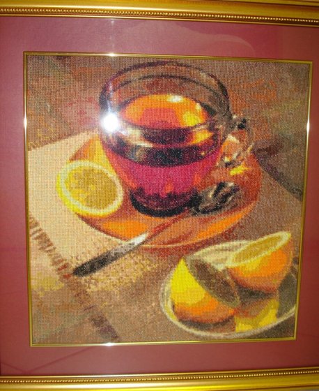 Работа «Чай с лимоном»