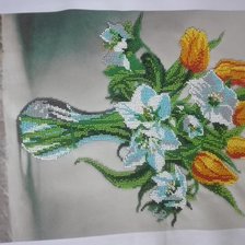 Работа «Букет весняний»