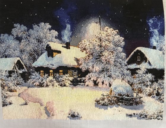 Работа «Назвала "Зимняя сказка"»