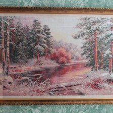Работа «Зимний лес»