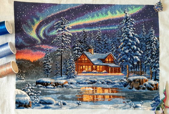 Работа «Северное сияние»