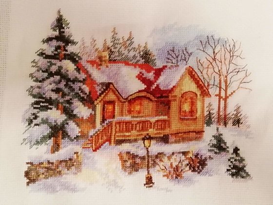 Работа «Февральский домик»