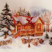 Работа «Февральский домик»