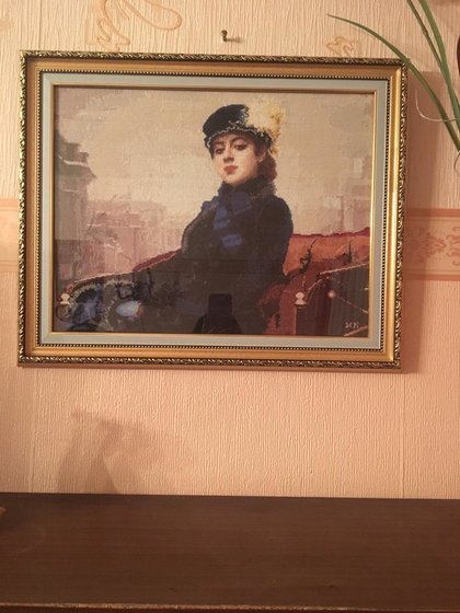 Работа ««Неизвестная» И. Крамской»