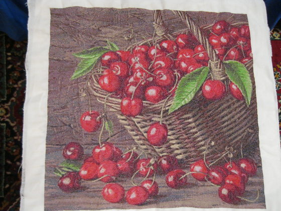 Работа «Натюрморт с вишней»