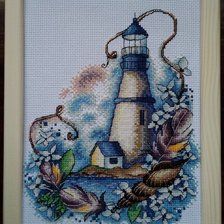 Работа «Маяк в цветах»