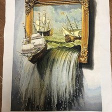 Работа «Картина корабль»