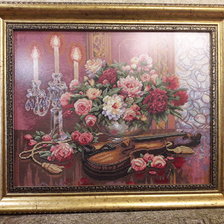 Работа «романтический букет»