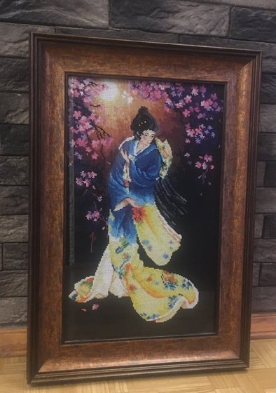 Работа «"Очарование ночи" (чудесная игла)»