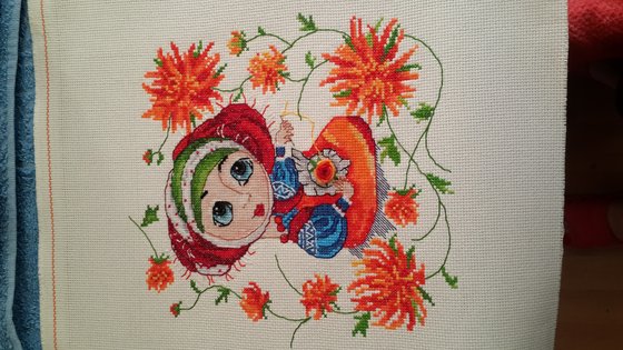 Работа «вышивальщица»