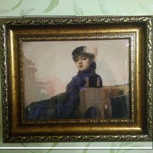 Работа «Неизвестная " . Крамской»