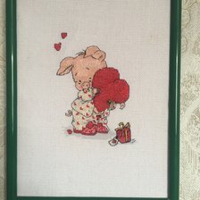 Работа «Поросёнок с сердечком»