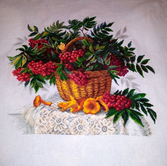 Работа «Ах это красная рябина.»