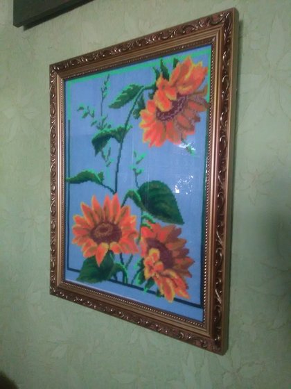 Работа «Подсолнухи»