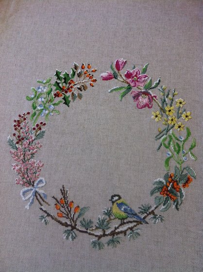 Работа «скатерть "Венок"»