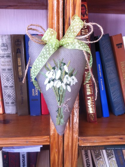 Работа «весеннее сердечко»