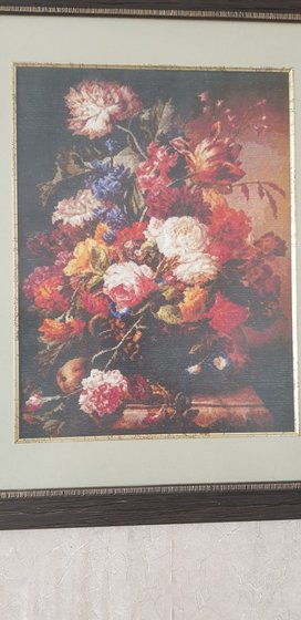 Работа «Бабушкин букет»