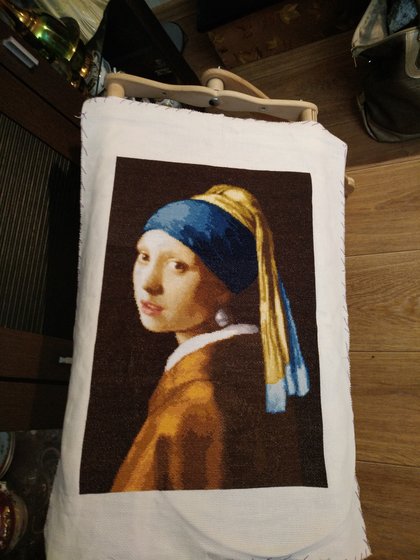 Работа «Золотое руно, "Девушка с жемчужной сережкой"»