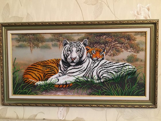 Работа «Тигры - бисер»