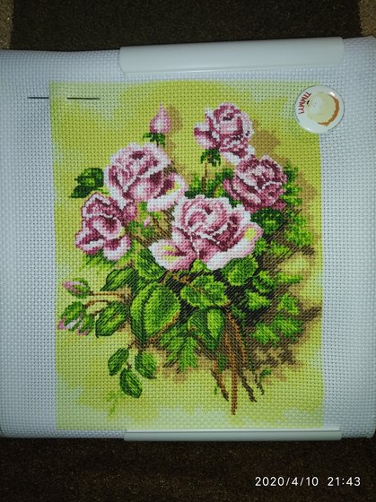 Работа «Букет роз.»