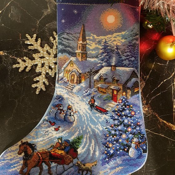 Работа «Рождественский носок»