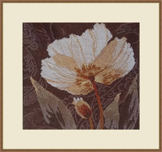 Работа «Белые цветы»