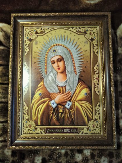Работа «Икона БМ Умиление"»