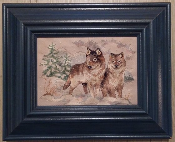 Работа «Пара волков»