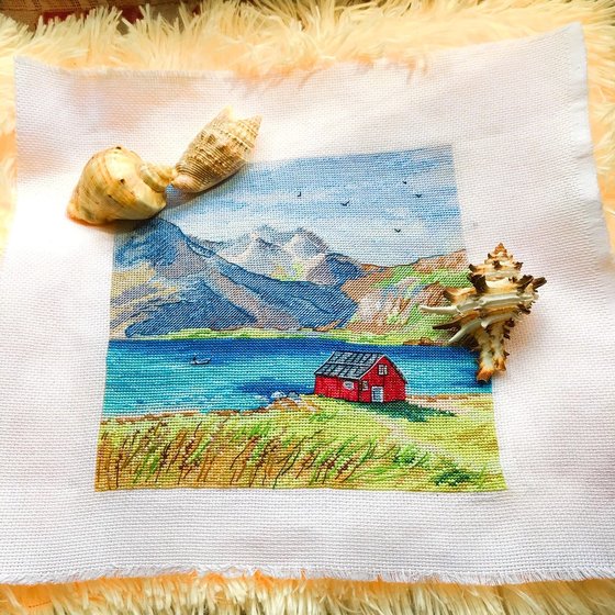 Работа «"Лофотенские острова"»