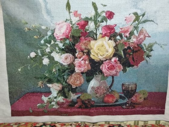 Работа «кувшин с букетом»