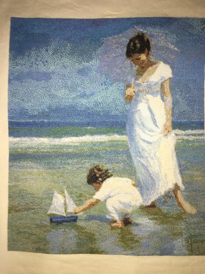 Работа «Mi mamá,  mi barco  y yo»