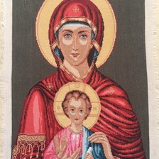 Работа «Икона Матерь Божия "Услышательница"»