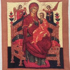 Работа «Икона Матерь Божия "Всецарица"»