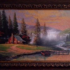 Работа «Хатинка біля річки»